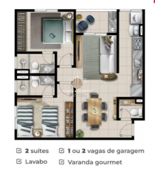 Apartamento, 2 quartos, 68 m² - Foto 16